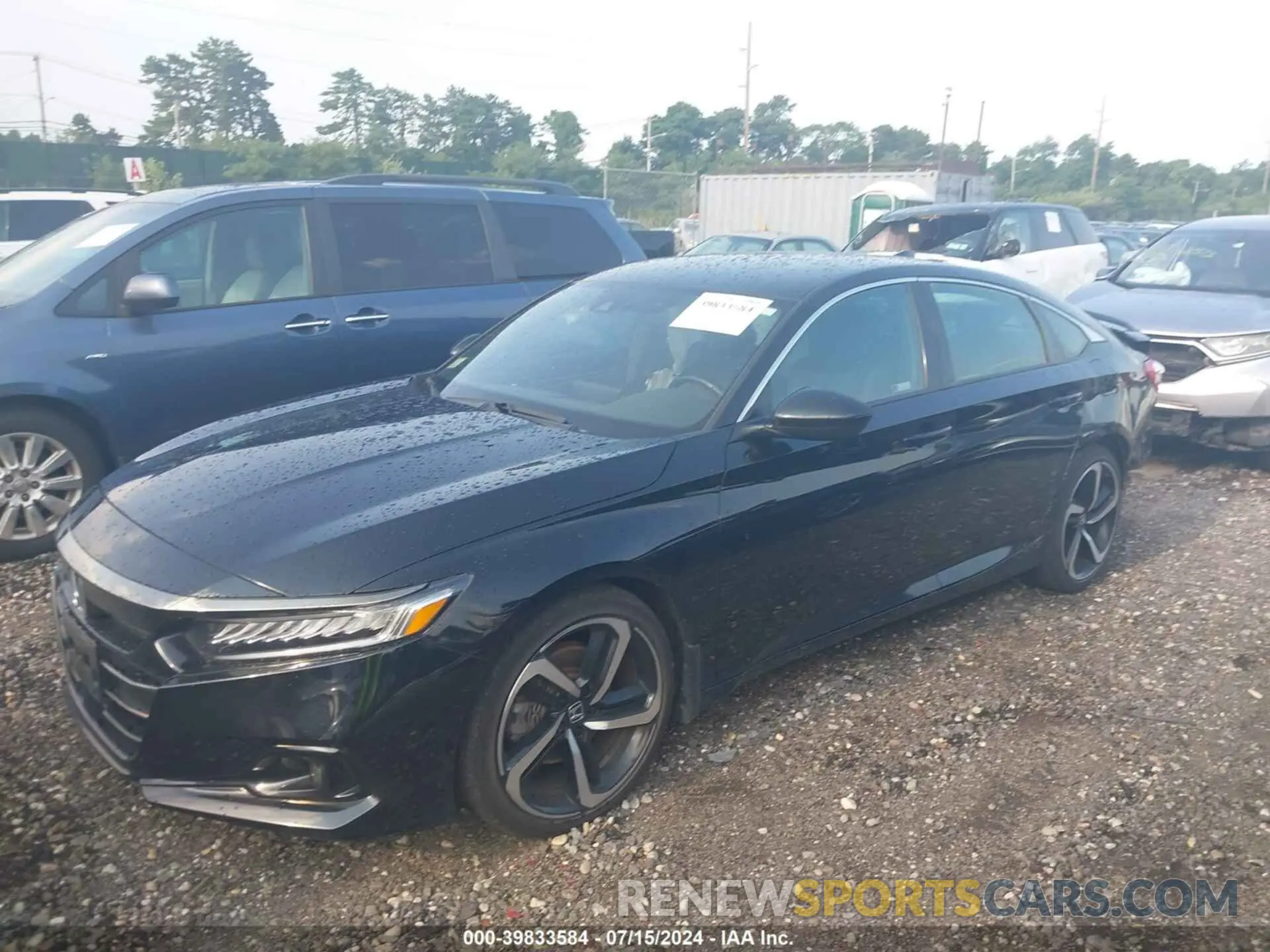 2 fotografías del automóvil dañado 1HGCV1F37MA080467 HONDA ACCORD 2021