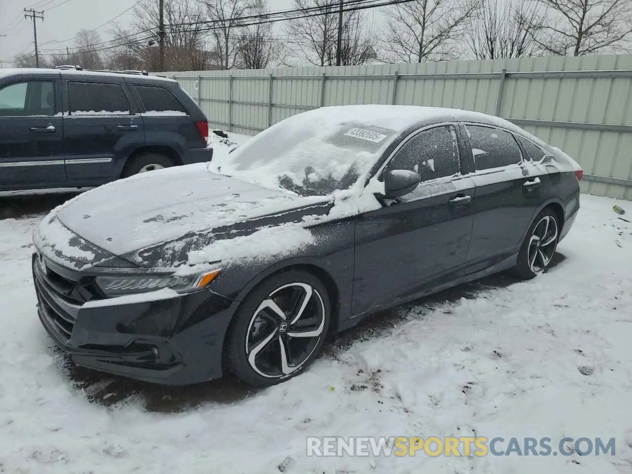 1 fotografías del automóvil dañado 1HGCV1F37MA086575 HONDA ACCORD 2021