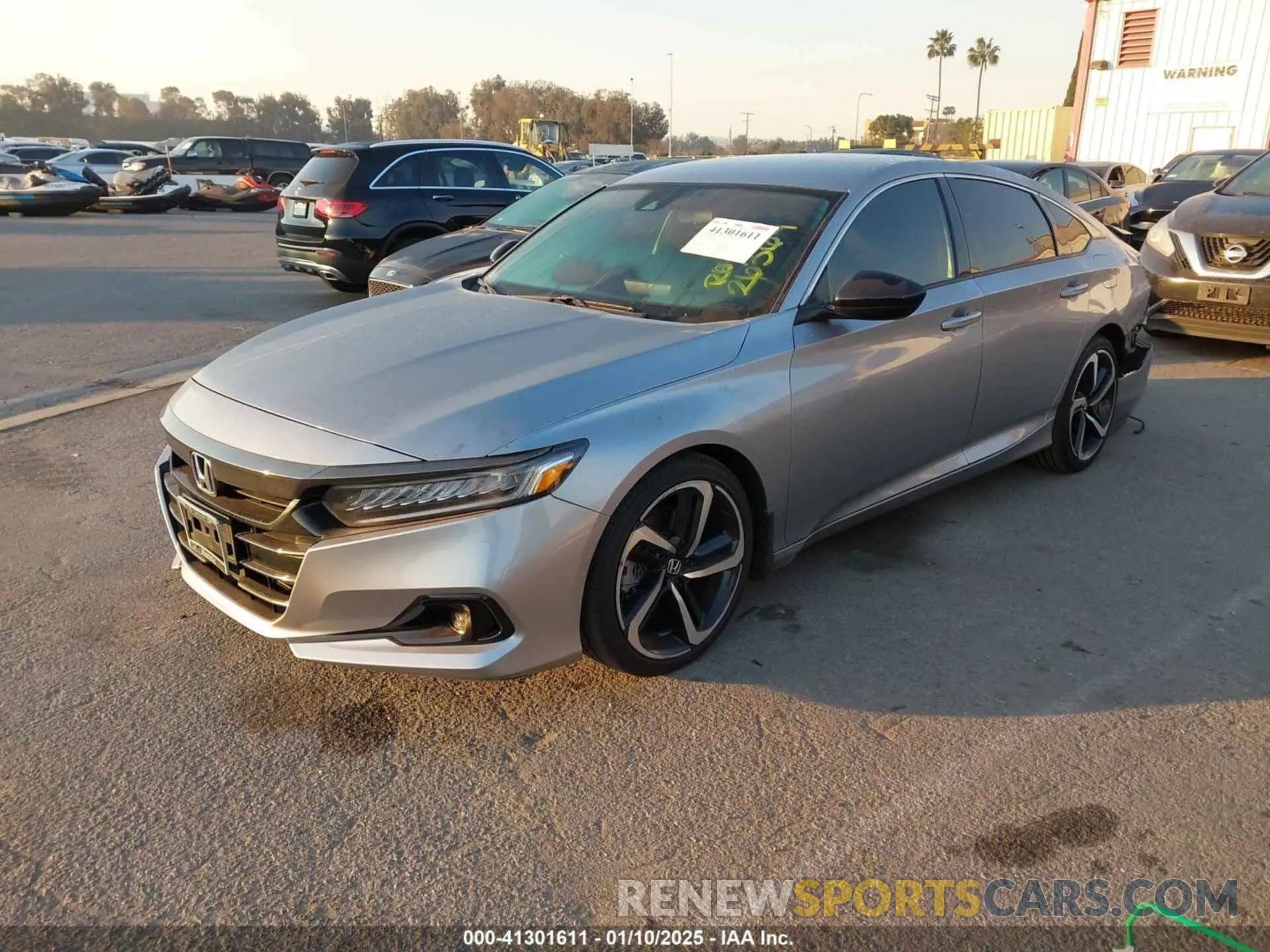 2 fotografías del automóvil dañado 1HGCV1F37MA109403 HONDA ACCORD 2021