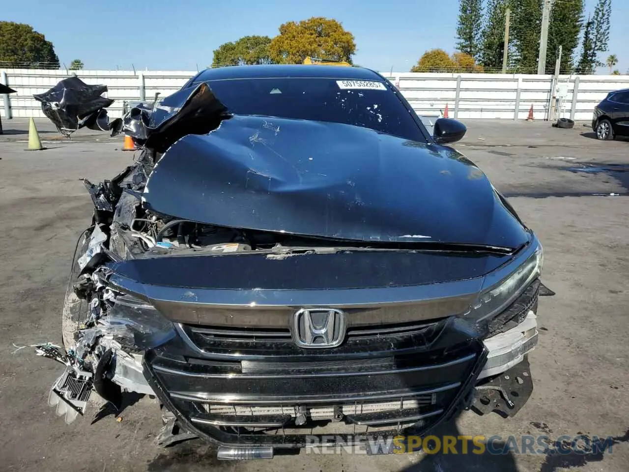 5 fotografías del automóvil dañado 1HGCV1F38MA054881 HONDA ACCORD 2021