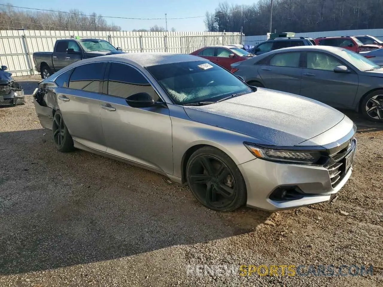 4 fotografías del automóvil dañado 1HGCV1F38MA073303 HONDA ACCORD 2021