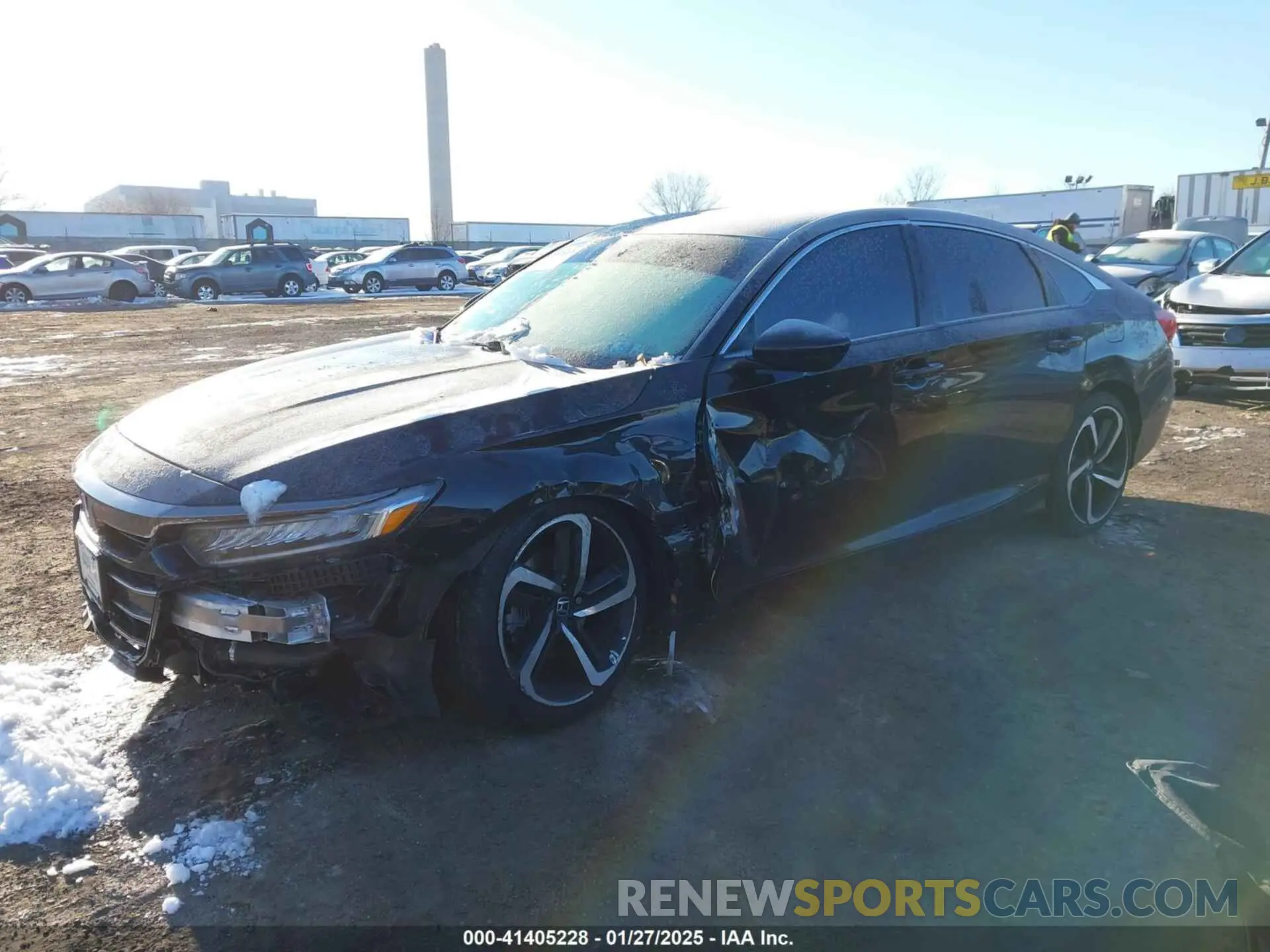 2 fotografías del automóvil dañado 1HGCV1F38MA090022 HONDA ACCORD 2021