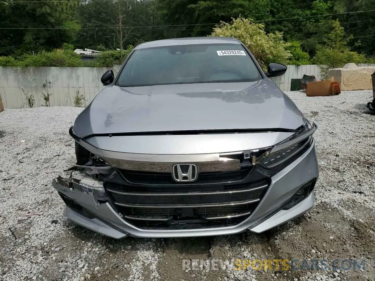5 fotografías del automóvil dañado 1HGCV1F38MA118613 HONDA ACCORD 2021