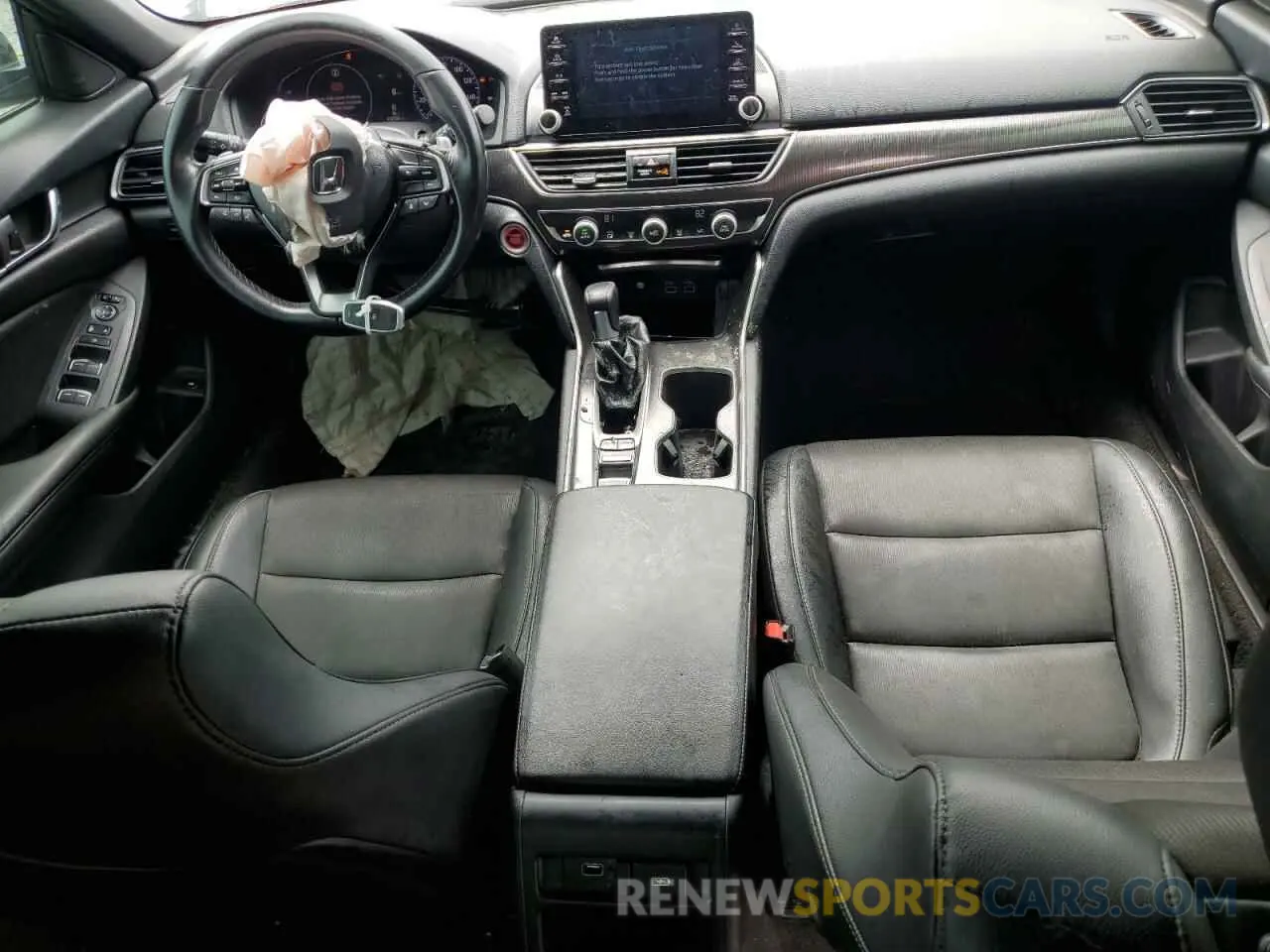 8 fotografías del automóvil dañado 1HGCV1F38MA118613 HONDA ACCORD 2021