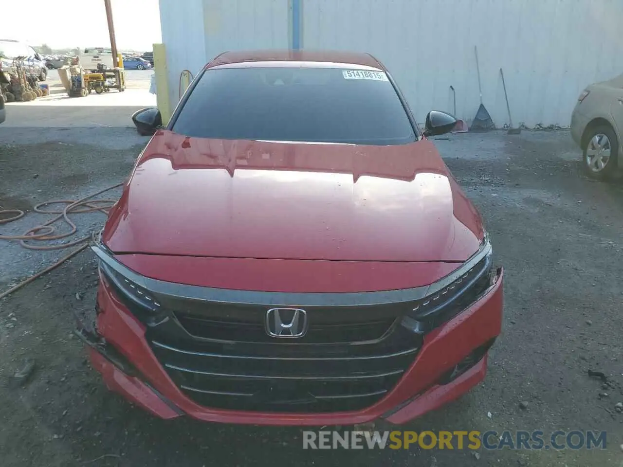 5 fotografías del automóvil dañado 1HGCV1F39MA054632 HONDA ACCORD 2021