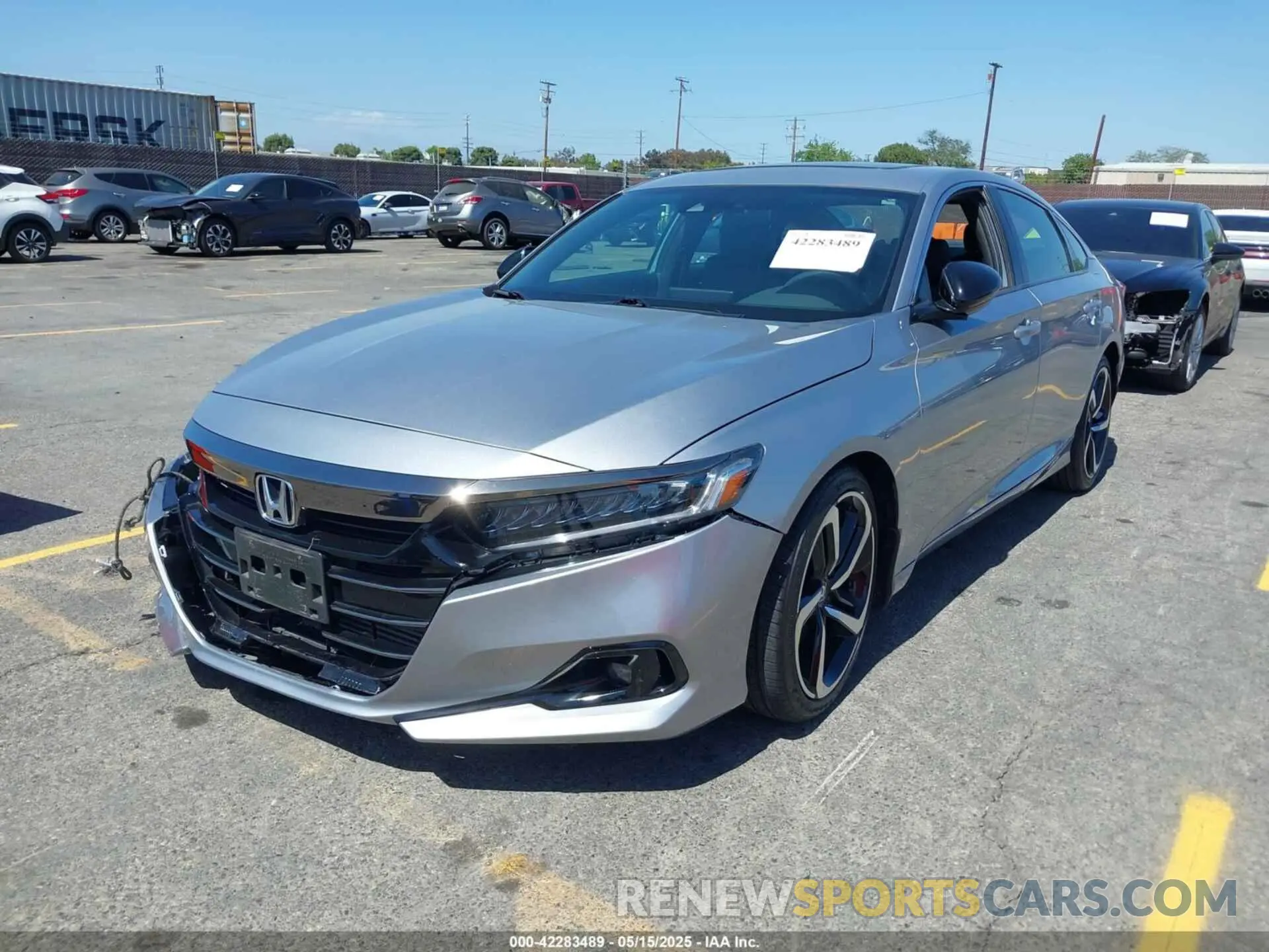 2 fotografías del automóvil dañado 1HGCV1F39MA086867 HONDA ACCORD 2021