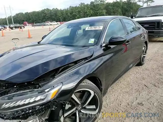 13 fotografías del automóvil dañado 1HGCV1F3XMA030243 HONDA ACCORD 2021