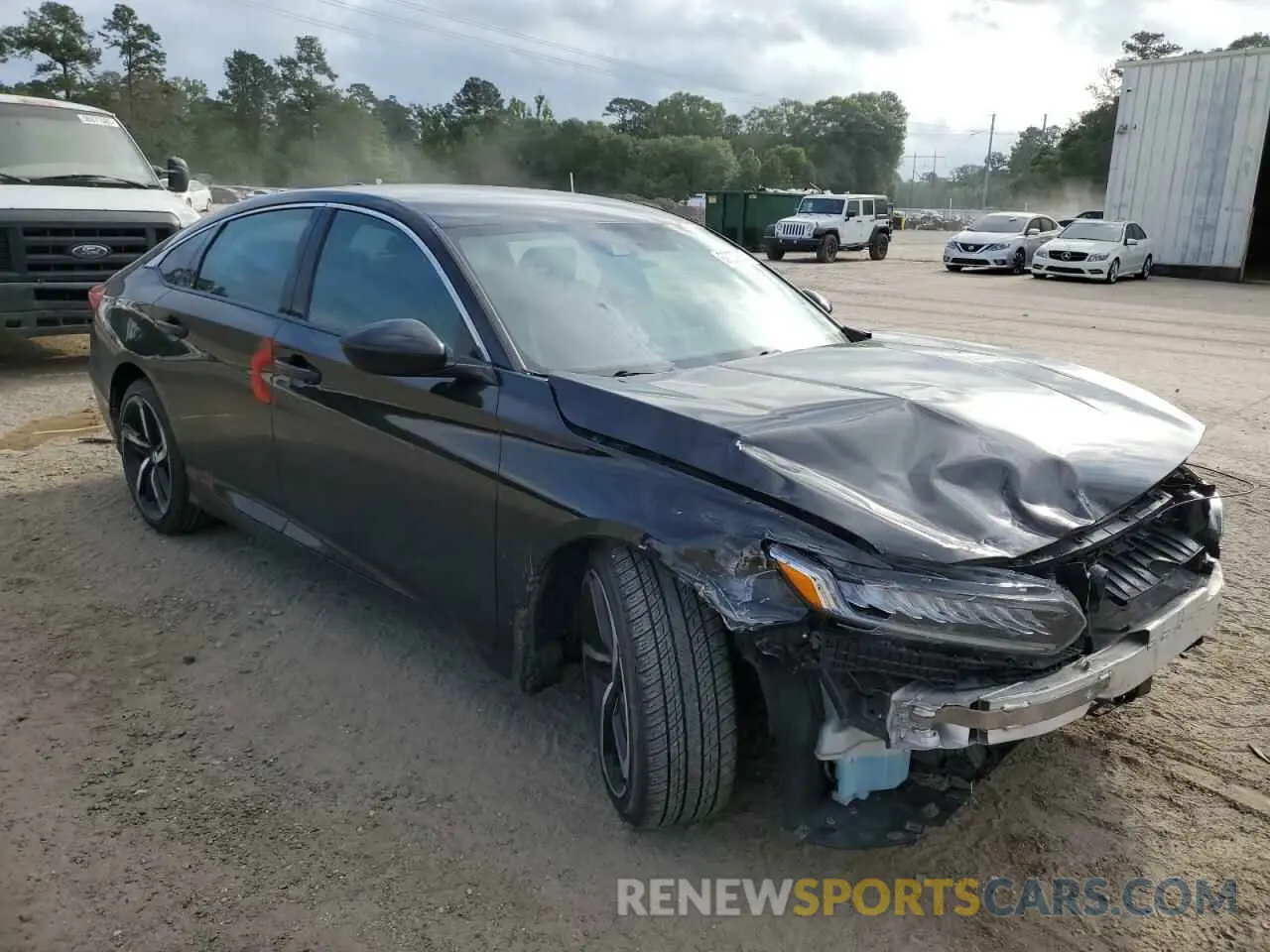4 fotografías del automóvil dañado 1HGCV1F3XMA030243 HONDA ACCORD 2021