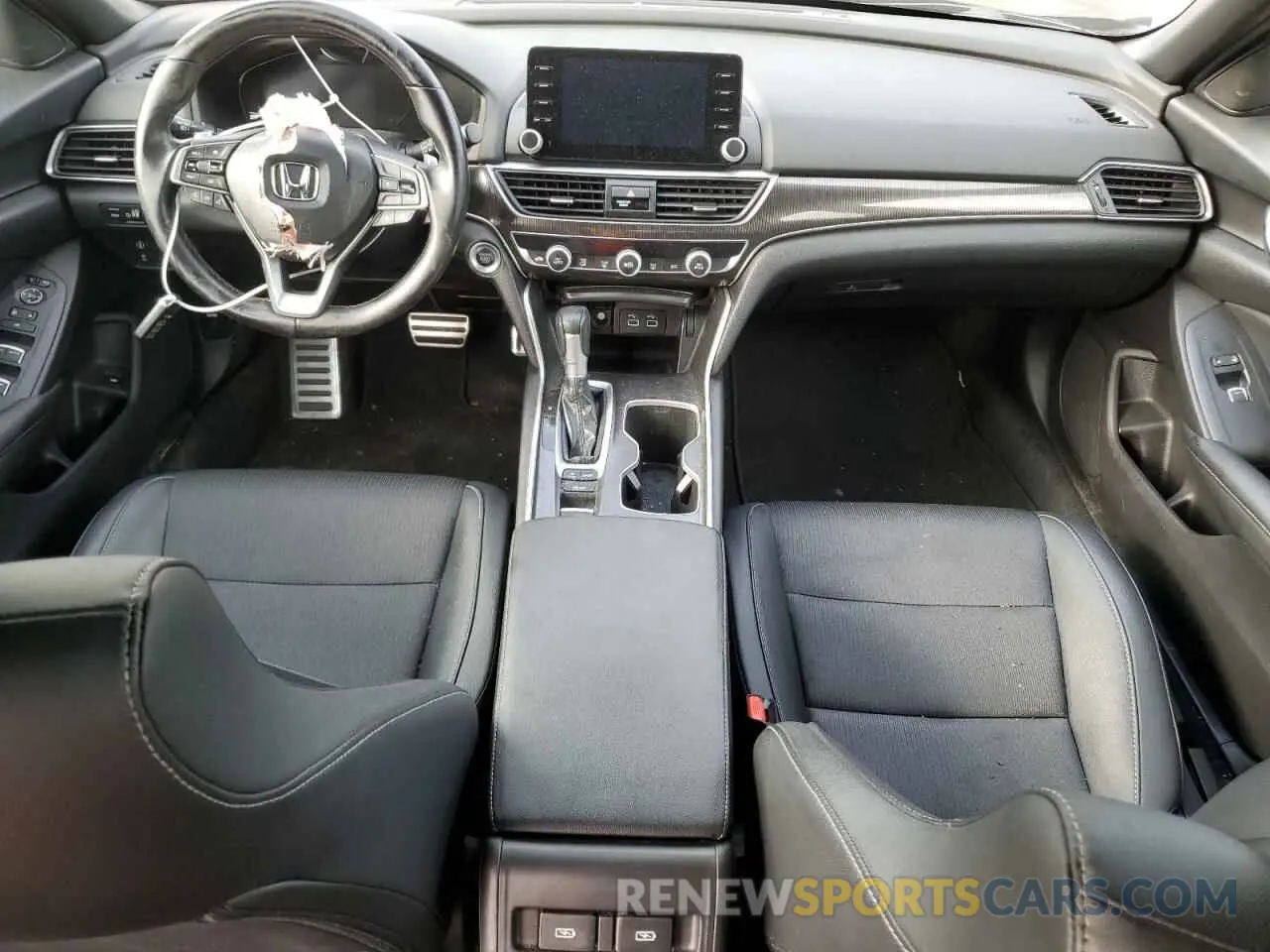 8 fotografías del automóvil dañado 1HGCV1F3XMA030243 HONDA ACCORD 2021