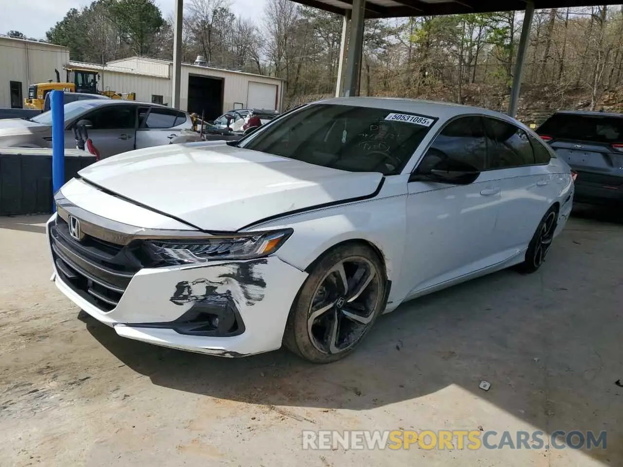1 fotografías del automóvil dañado 1HGCV1F3XMA055322 HONDA ACCORD 2021