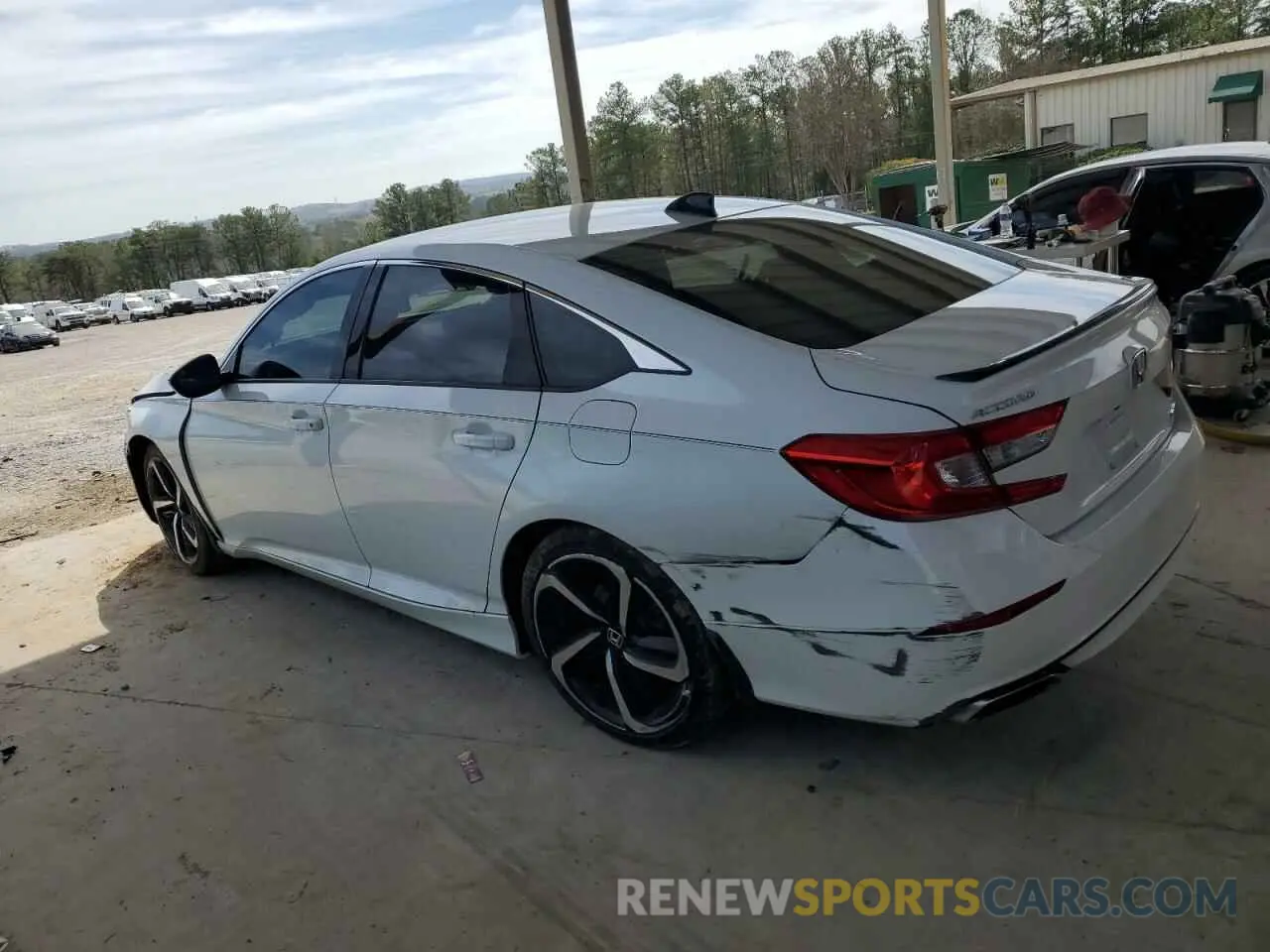 2 fotografías del automóvil dañado 1HGCV1F3XMA055322 HONDA ACCORD 2021
