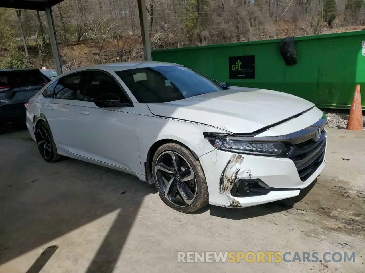 4 fotografías del automóvil dañado 1HGCV1F3XMA055322 HONDA ACCORD 2021