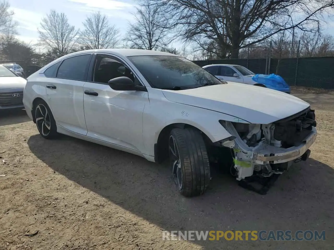 4 fotografías del automóvil dañado 1HGCV1F3XMA060133 HONDA ACCORD 2021