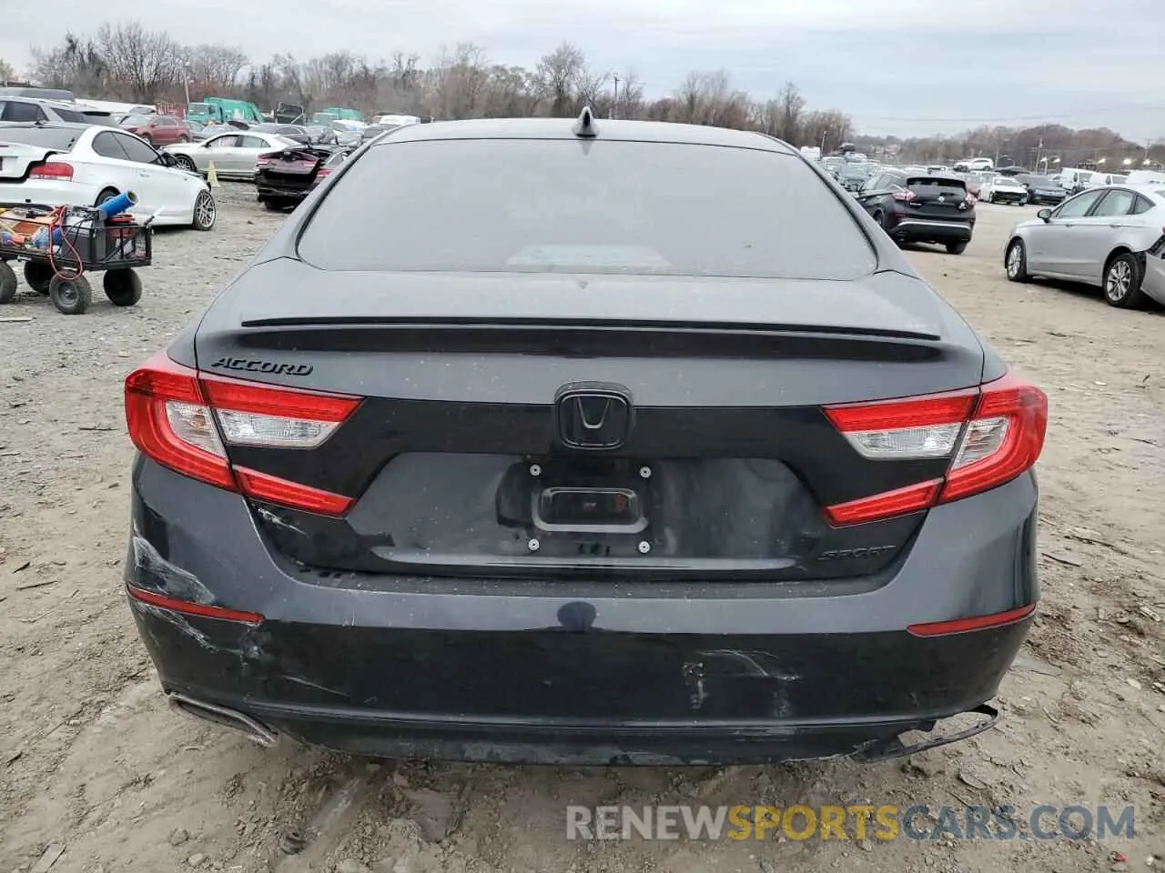 6 fotografías del automóvil dañado 1HGCV1F3XMA073884 HONDA ACCORD 2021