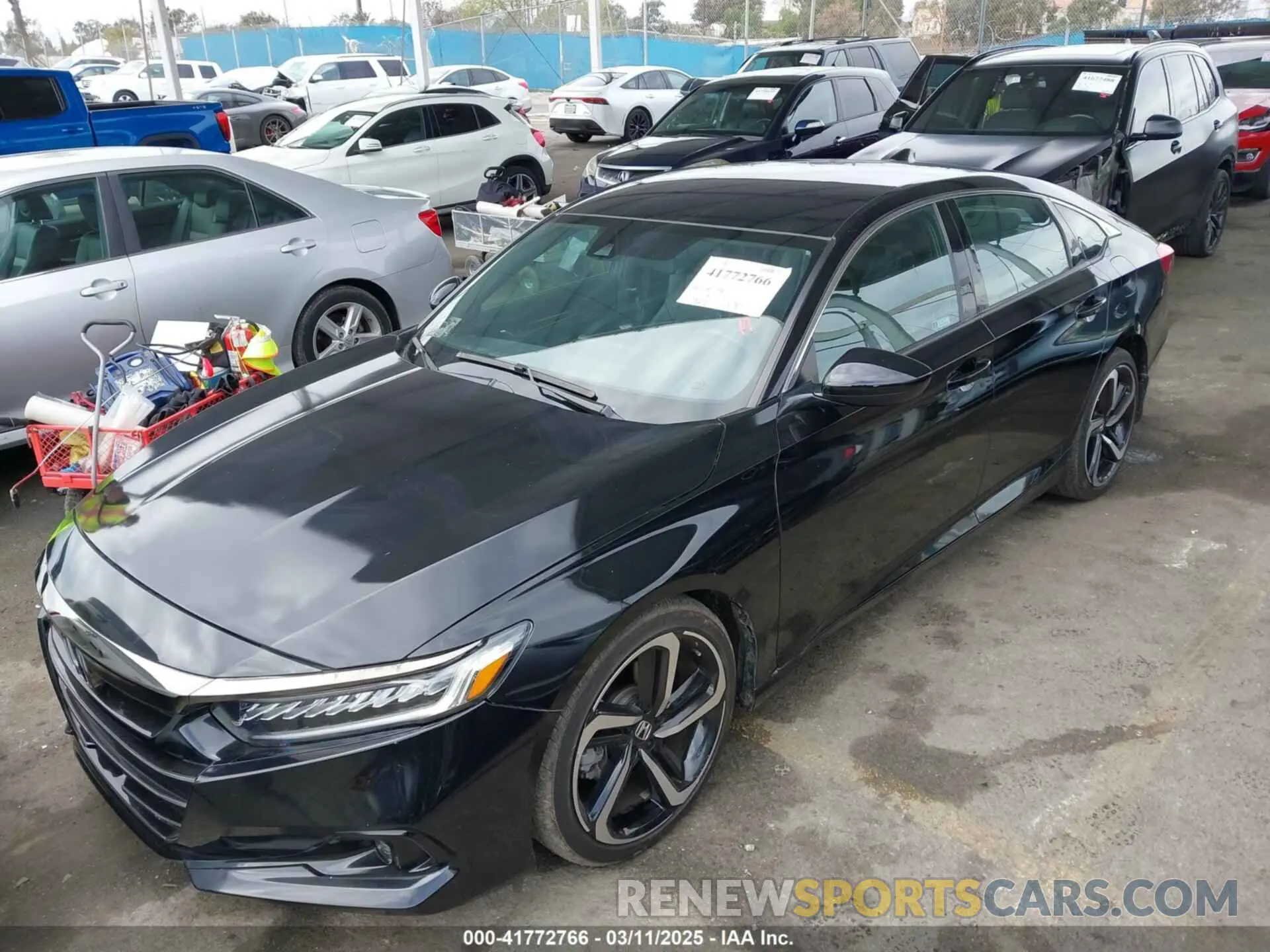 6 fotografías del automóvil dañado 1HGCV1F3XMA110478 HONDA ACCORD 2021