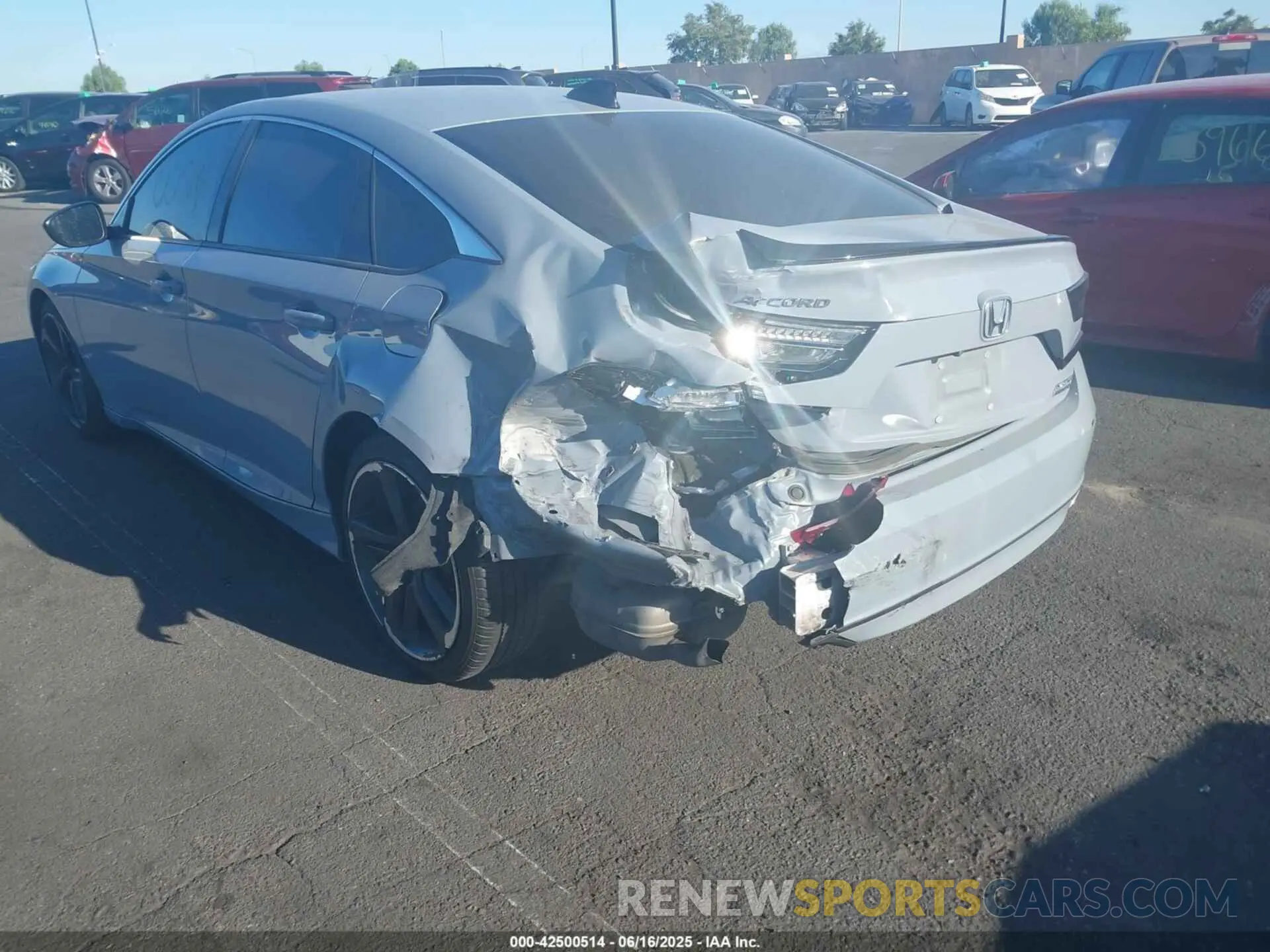 6 fotografías del automóvil dañado 1HGCV1F40MA032513 HONDA ACCORD 2021