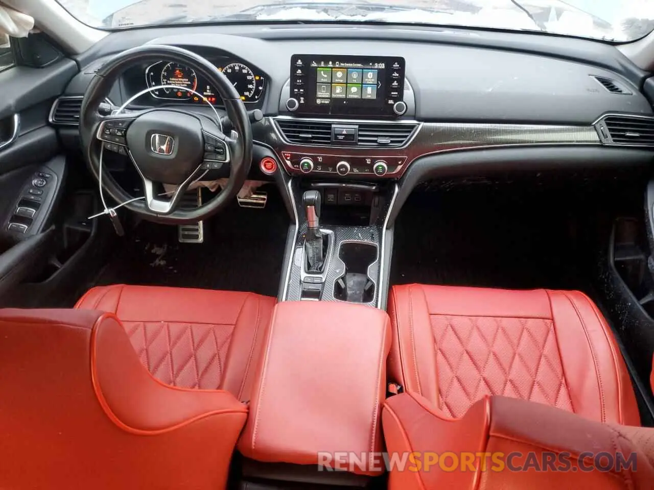 8 fotografías del automóvil dañado 1HGCV1F42MA023098 HONDA ACCORD 2021