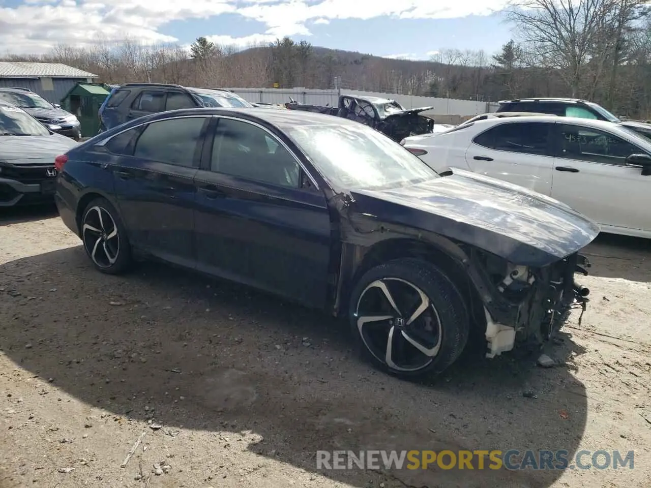 4 fotografías del automóvil dañado 1HGCV1F42MA052441 HONDA ACCORD 2021