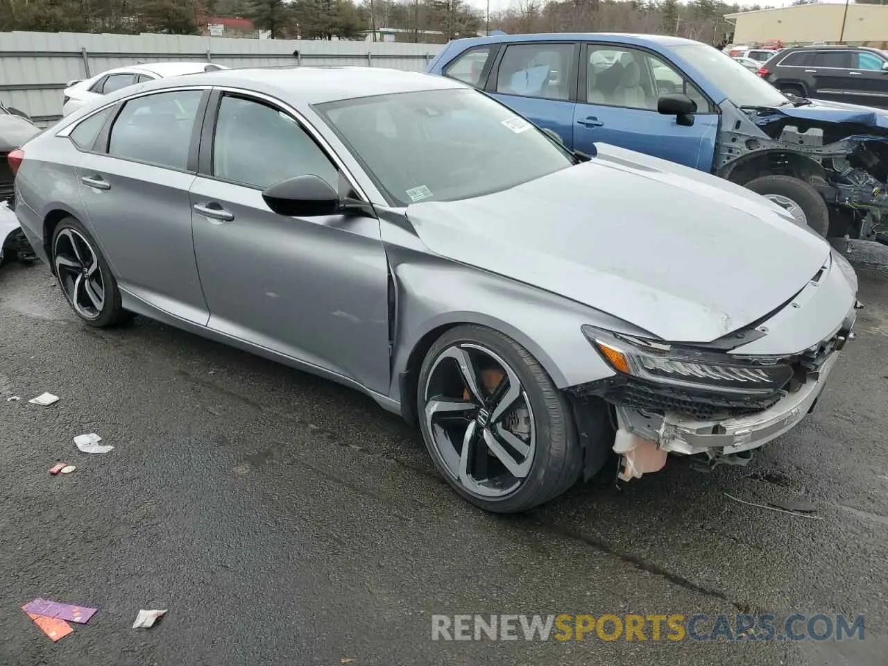 4 fotografías del automóvil dañado 1HGCV1F42MA071331 HONDA ACCORD 2021