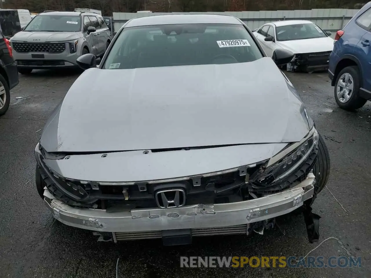 5 fotografías del automóvil dañado 1HGCV1F42MA071331 HONDA ACCORD 2021