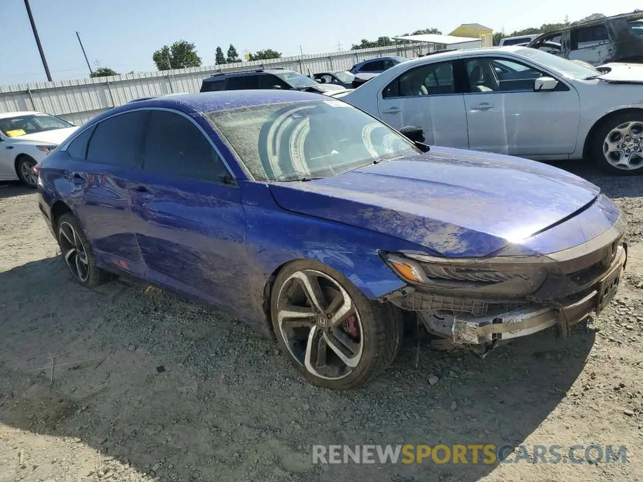 4 fotografías del automóvil dañado 1HGCV1F43MA004608 HONDA ACCORD 2021