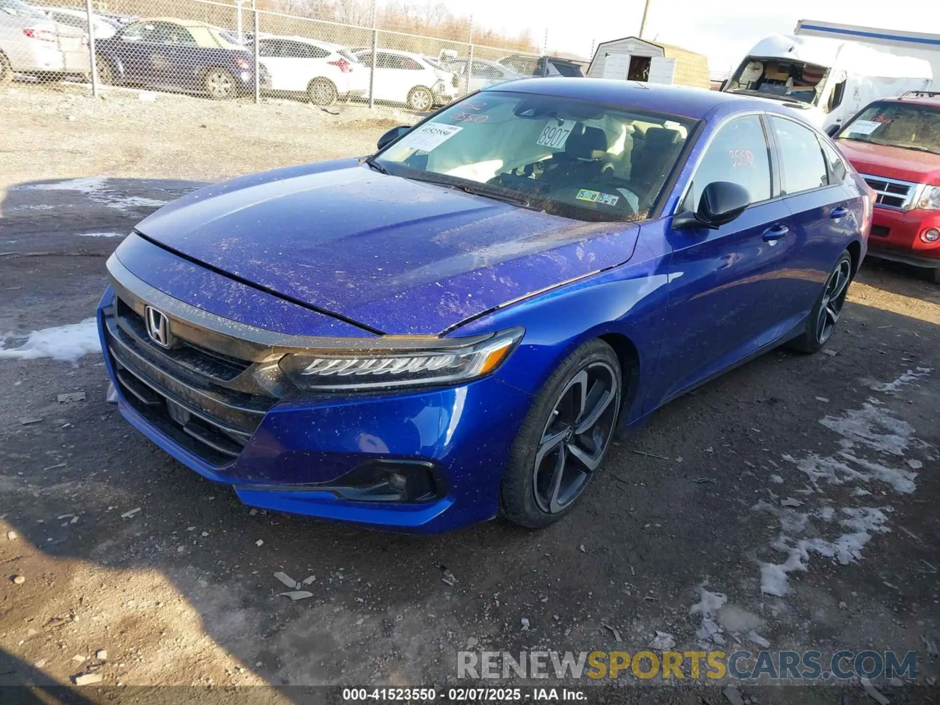 2 fotografías del automóvil dañado 1HGCV1F43MA068955 HONDA ACCORD 2021