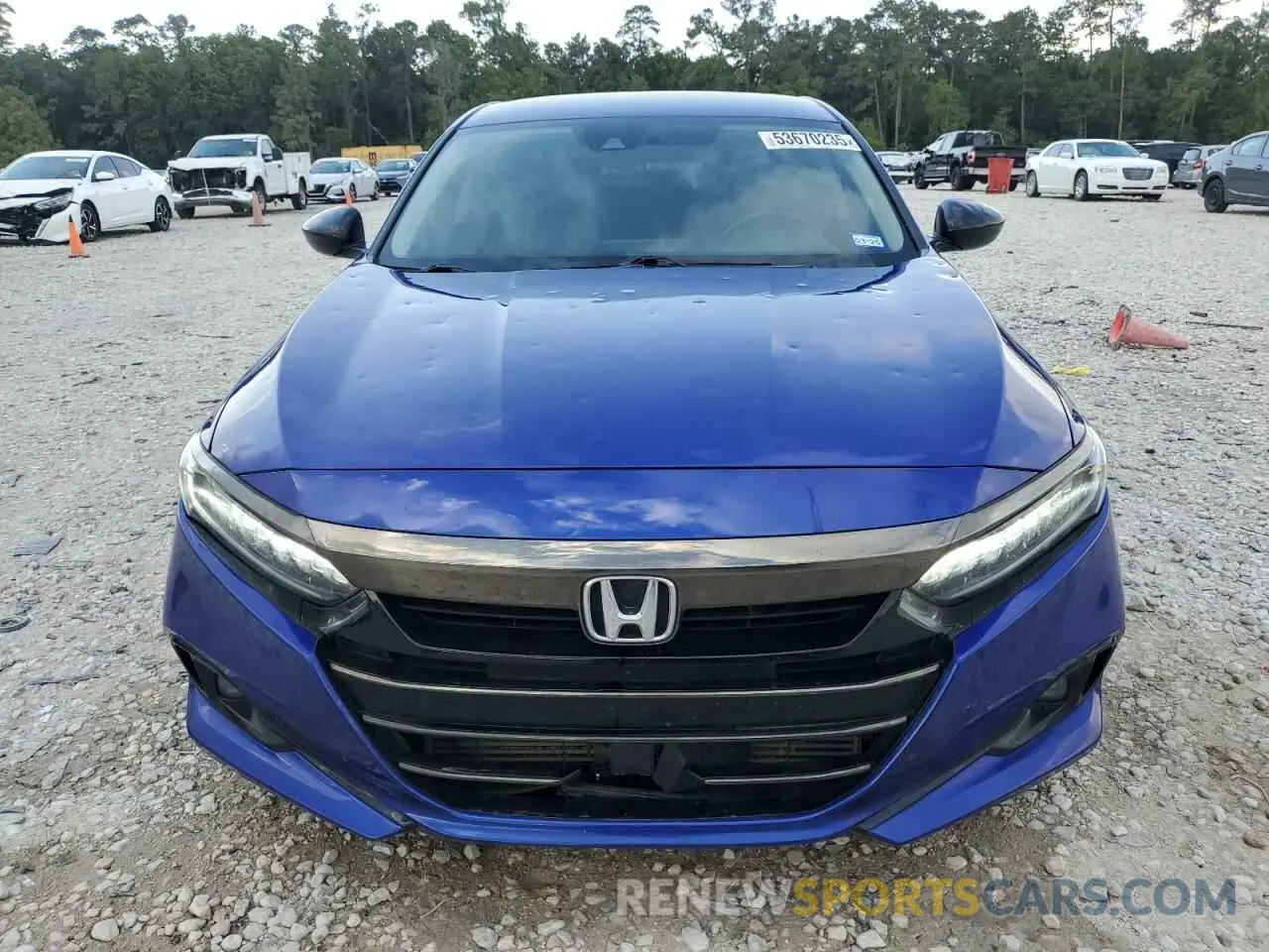 5 fotografías del automóvil dañado 1HGCV1F44MA069497 HONDA ACCORD 2021