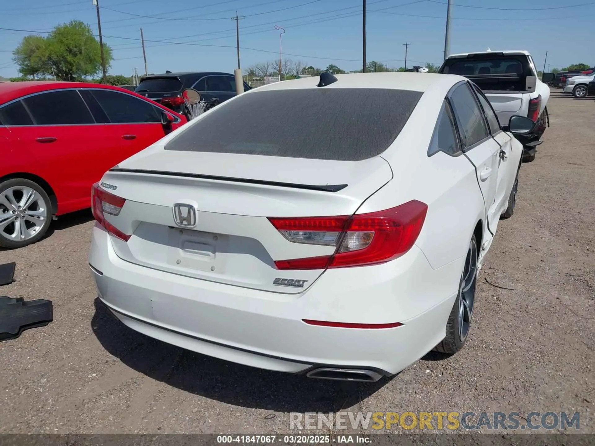 4 fotografías del automóvil dañado 1HGCV1F44MA071430 HONDA ACCORD 2021