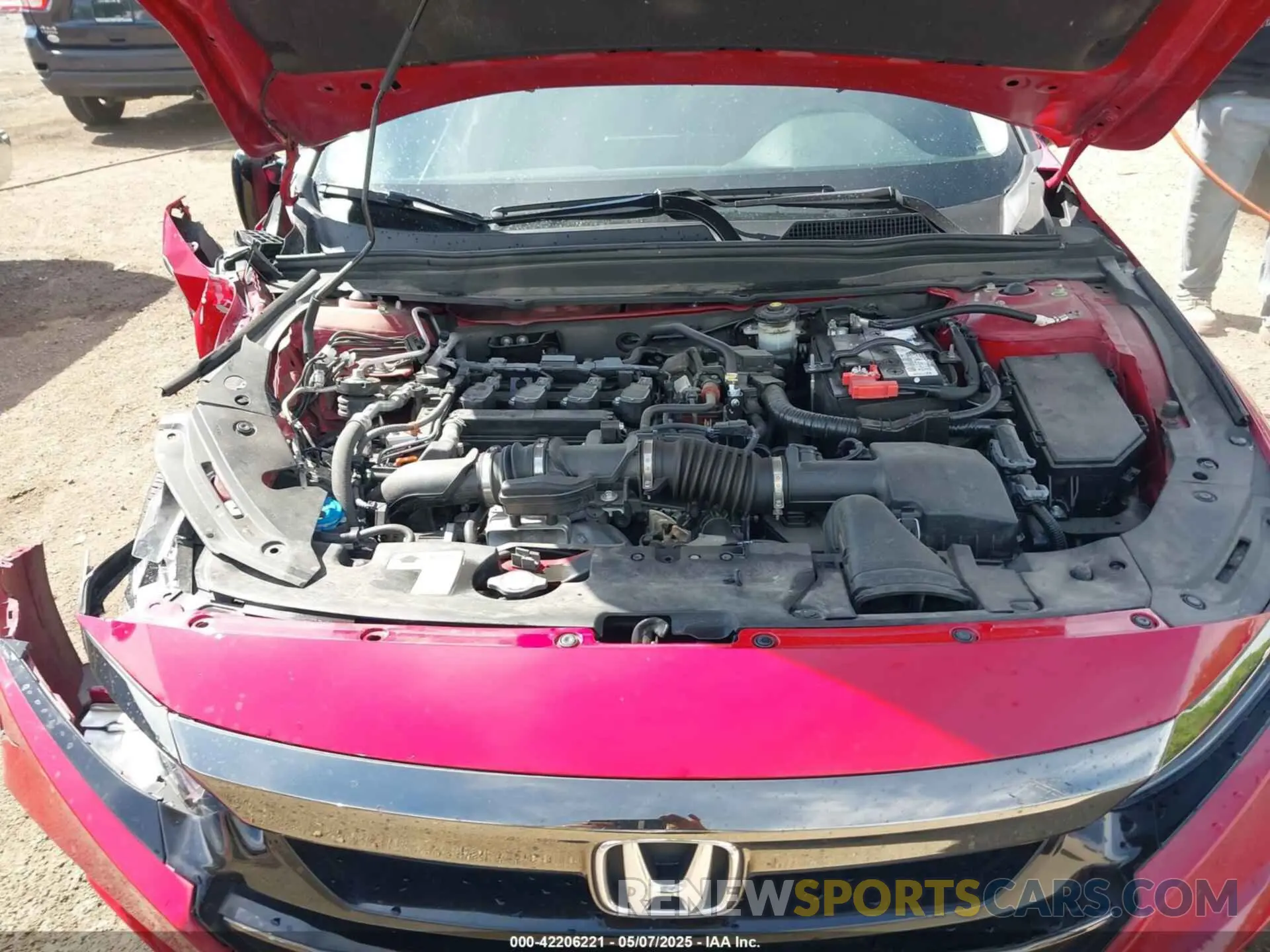 10 fotografías del automóvil dañado 1HGCV1F44MA078619 HONDA ACCORD 2021