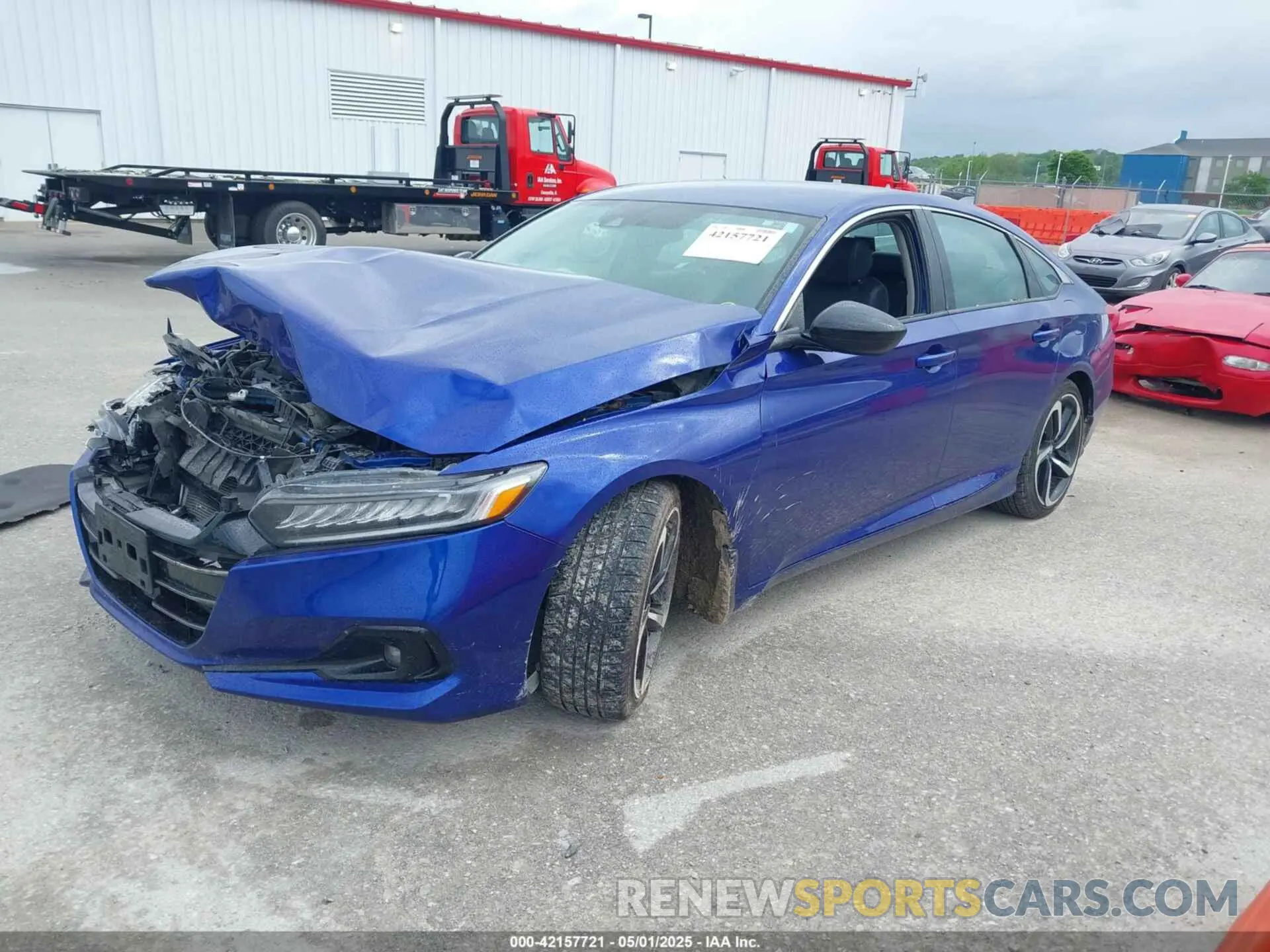 2 fotografías del automóvil dañado 1HGCV1F45MA011415 HONDA ACCORD 2021