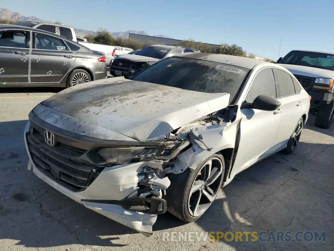 1 fotografías del automóvil dañado 1HGCV1F45MA041627 HONDA ACCORD 2021
