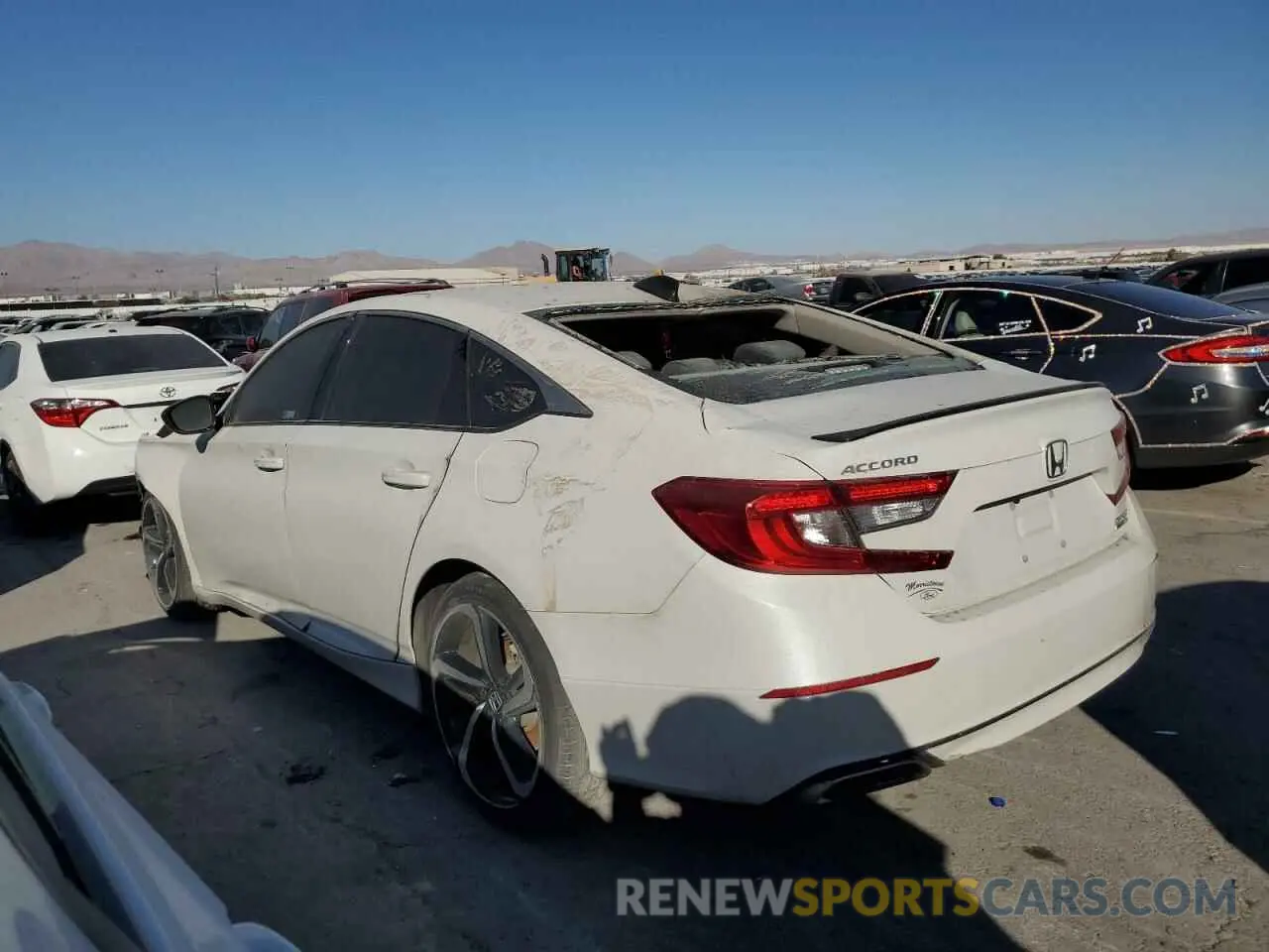 2 fotografías del automóvil dañado 1HGCV1F45MA041627 HONDA ACCORD 2021
