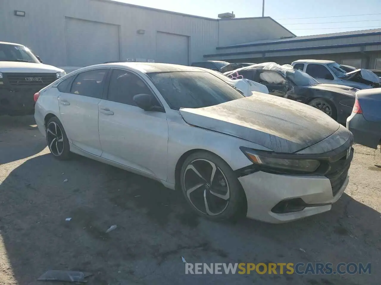 4 fotografías del automóvil dañado 1HGCV1F45MA041627 HONDA ACCORD 2021
