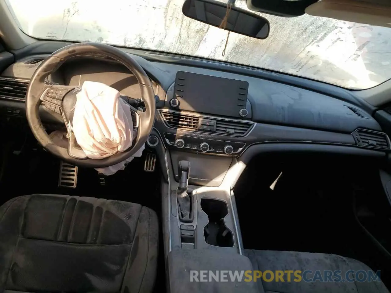 8 fotografías del automóvil dañado 1HGCV1F45MA041627 HONDA ACCORD 2021