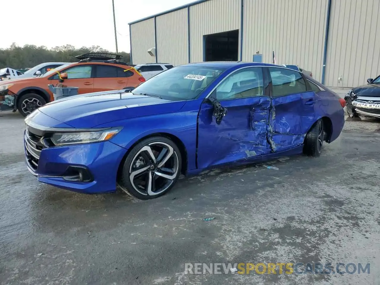 1 fotografías del automóvil dañado 1HGCV1F45MA068939 HONDA ACCORD 2021
