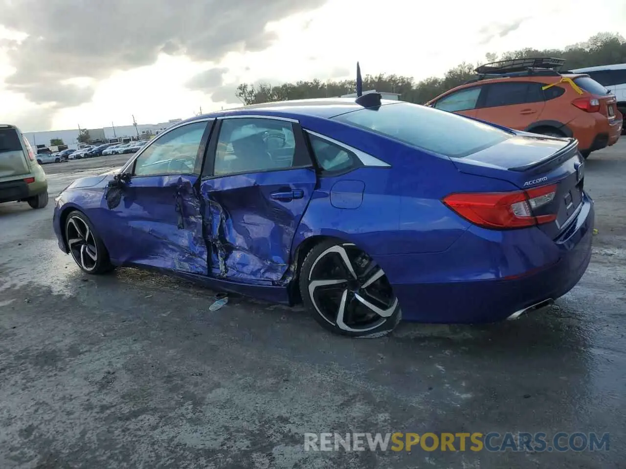 2 fotografías del automóvil dañado 1HGCV1F45MA068939 HONDA ACCORD 2021