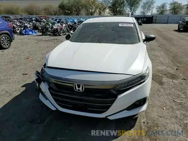 11 fotografías del automóvil dañado 1HGCV1F45MA086275 HONDA ACCORD 2021