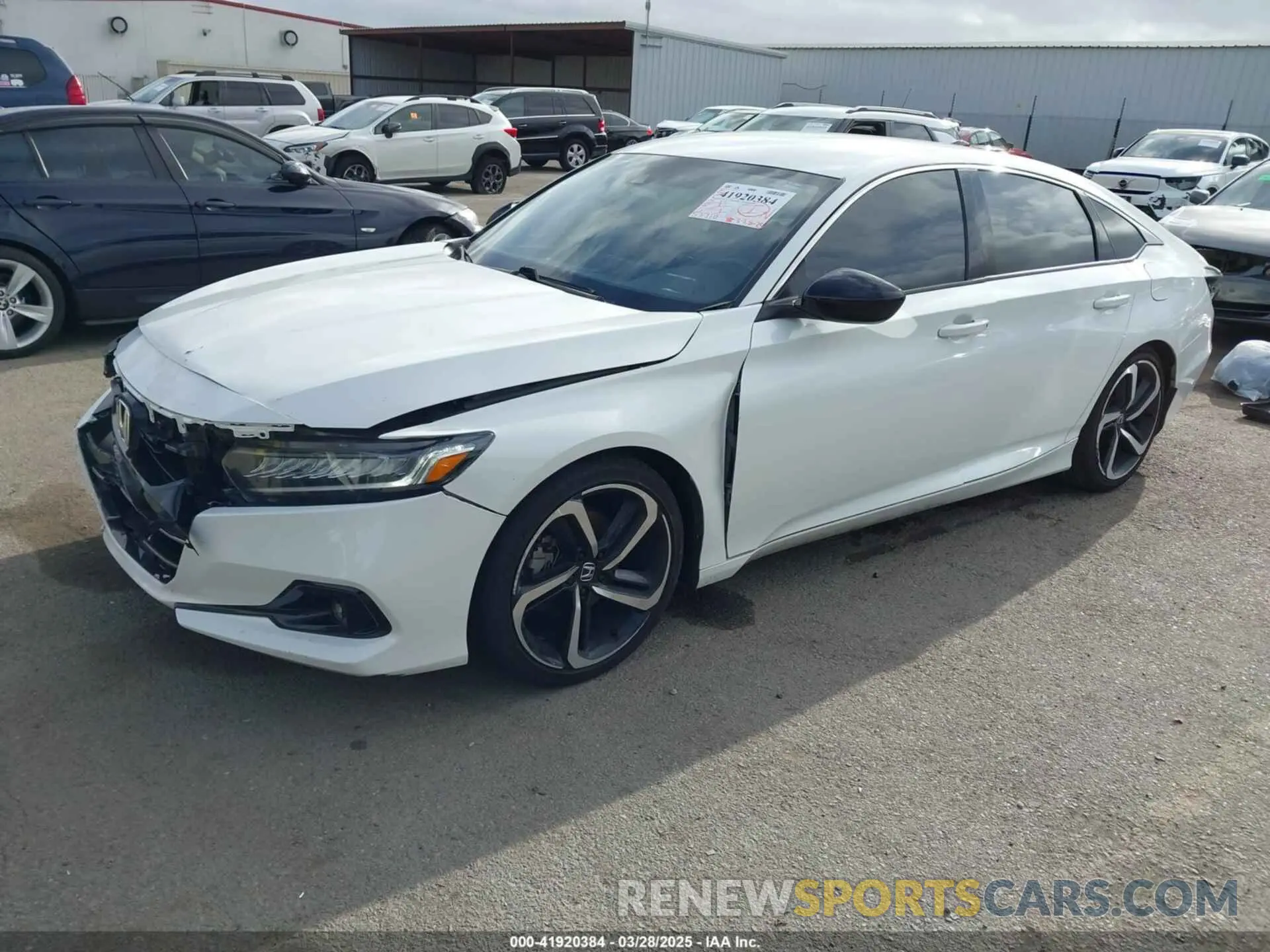 2 fotografías del automóvil dañado 1HGCV1F45MA118044 HONDA ACCORD 2021