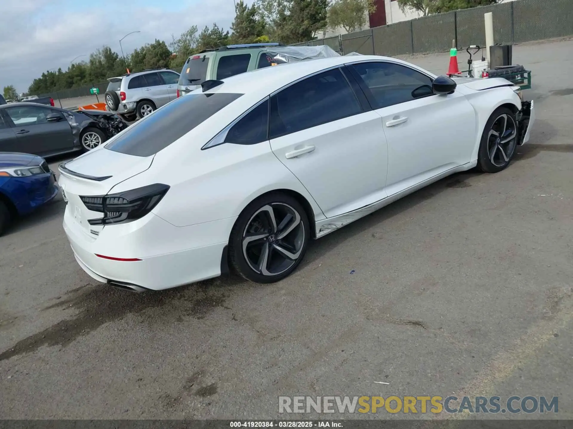 4 fotografías del automóvil dañado 1HGCV1F45MA118044 HONDA ACCORD 2021