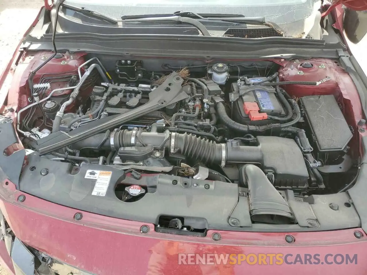 11 fotografías del automóvil dañado 1HGCV1F47MA122483 HONDA ACCORD 2021