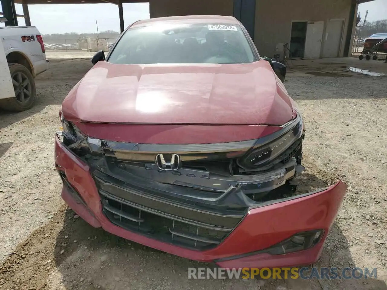 5 fotografías del automóvil dañado 1HGCV1F47MA122483 HONDA ACCORD 2021