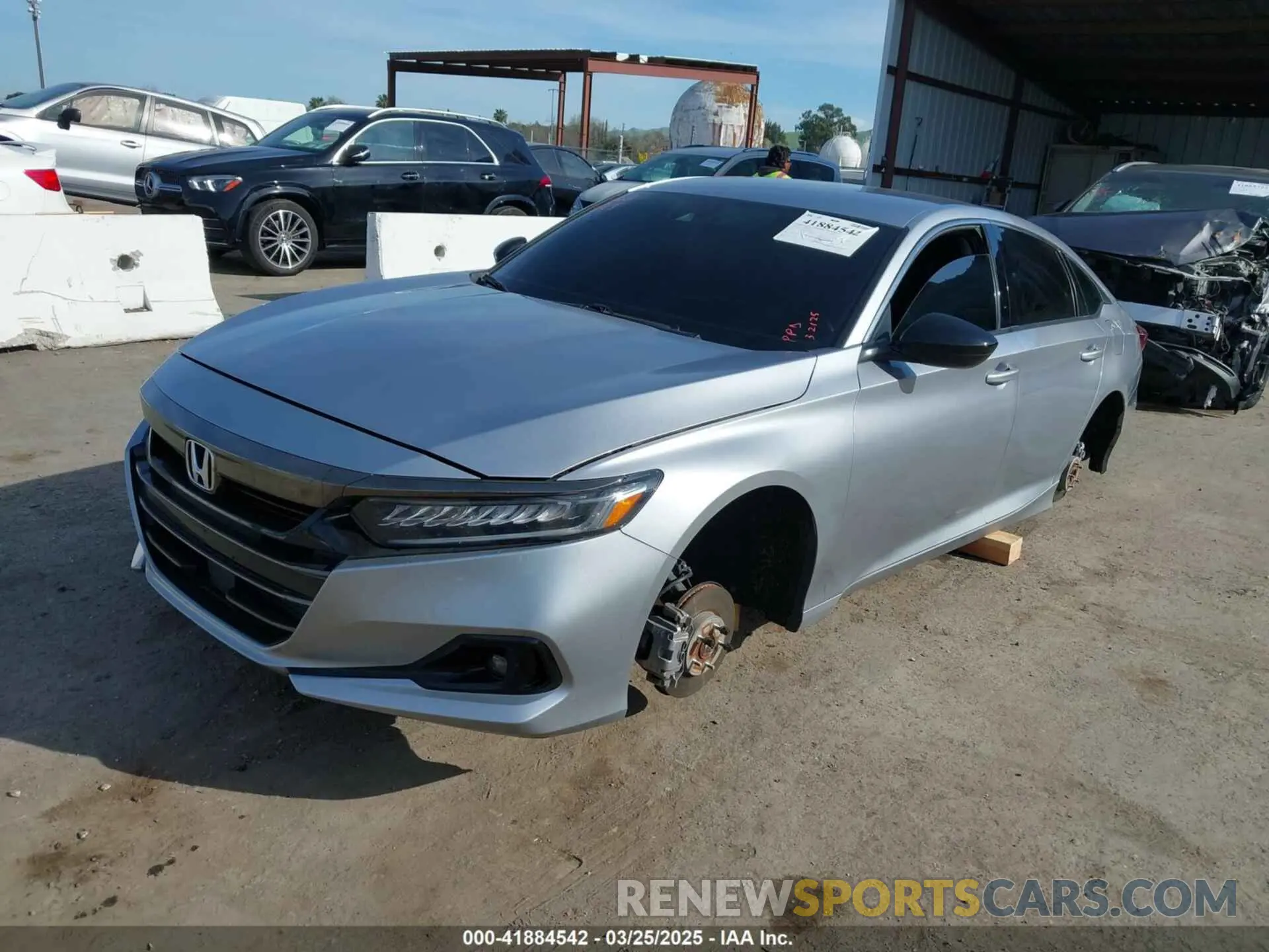2 fotografías del automóvil dañado 1HGCV1F47MA124296 HONDA ACCORD 2021