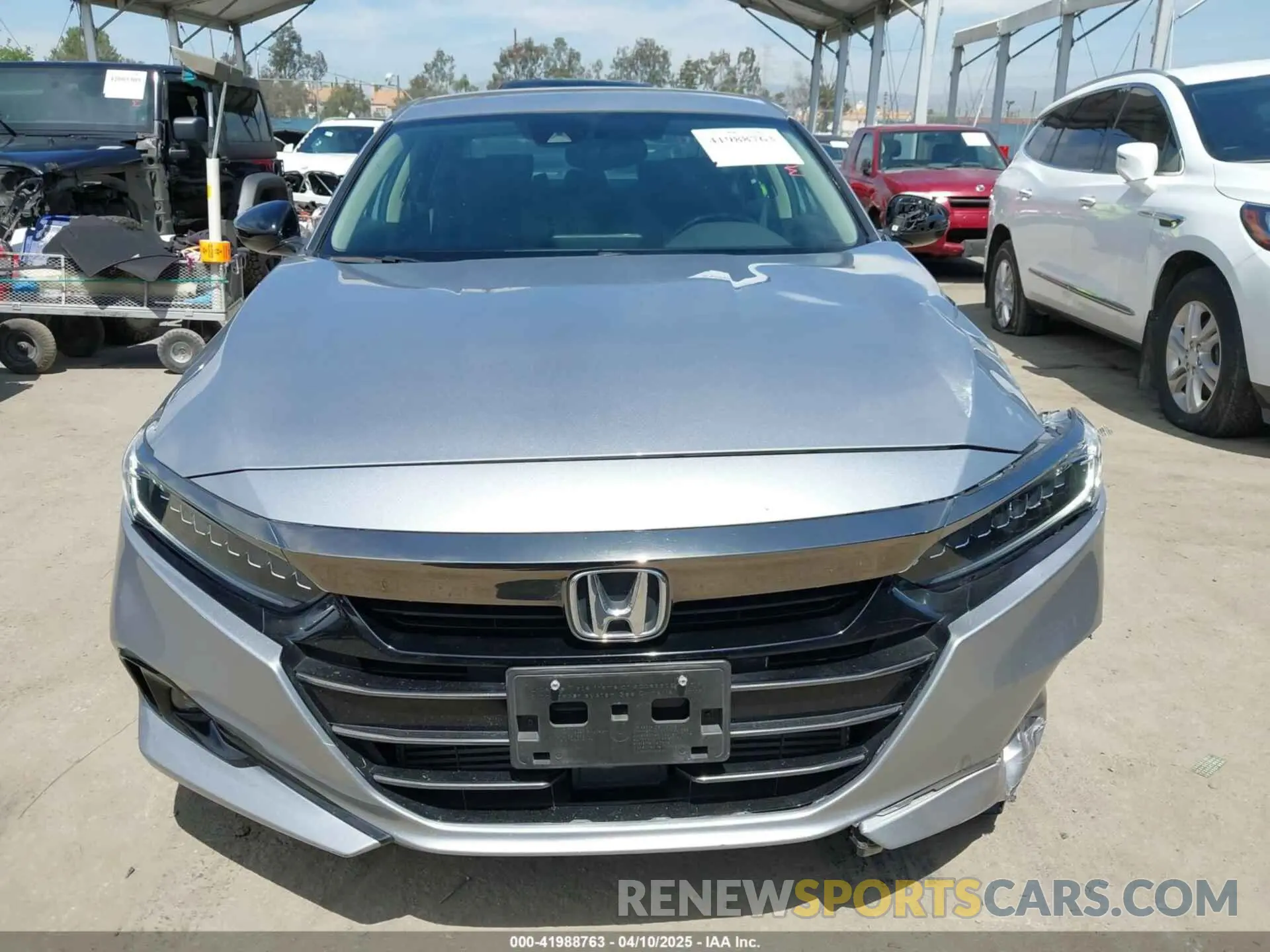 12 fotografías del automóvil dañado 1HGCV1F48MA010047 HONDA ACCORD 2021