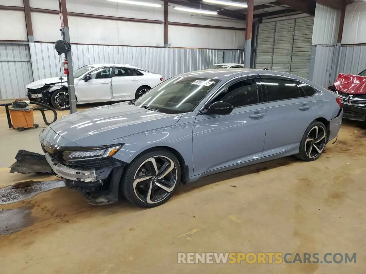 1 fotografías del automóvil dañado 1HGCV1F48MA056168 HONDA ACCORD 2021
