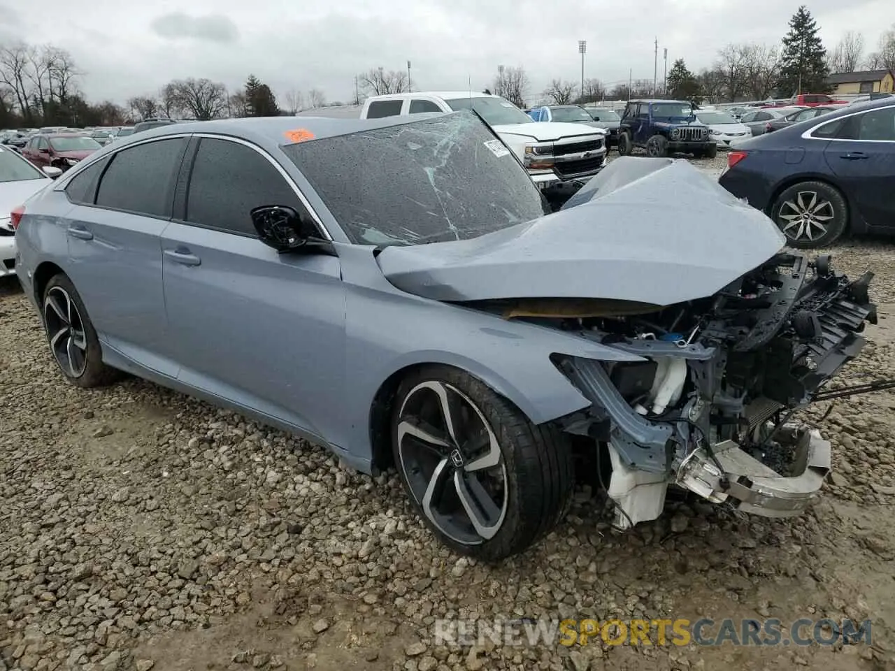 4 fotografías del automóvil dañado 1HGCV1F49MA035586 HONDA ACCORD 2021