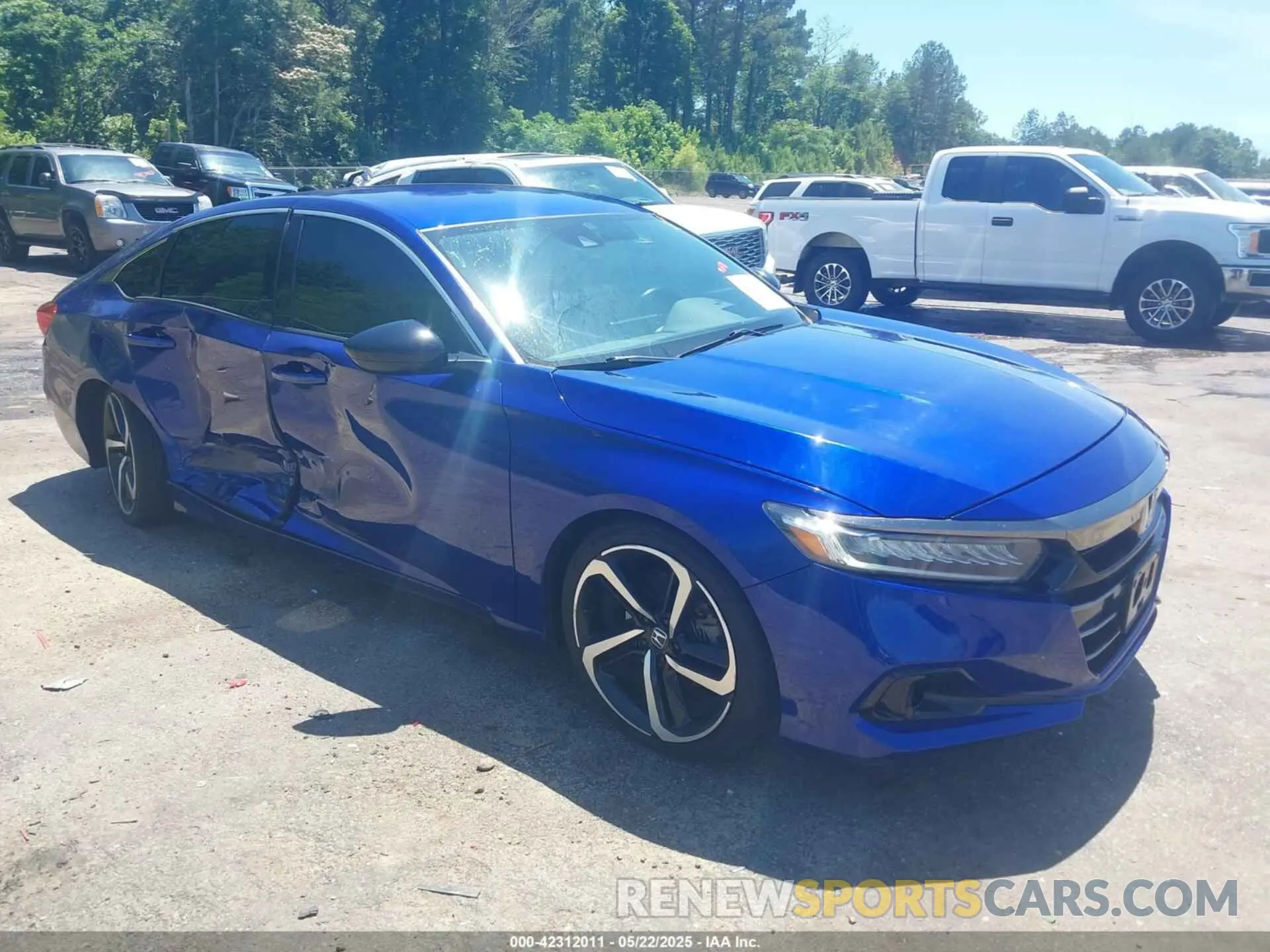 1 fotografías del automóvil dañado 1HGCV1F49MA040075 HONDA ACCORD 2021