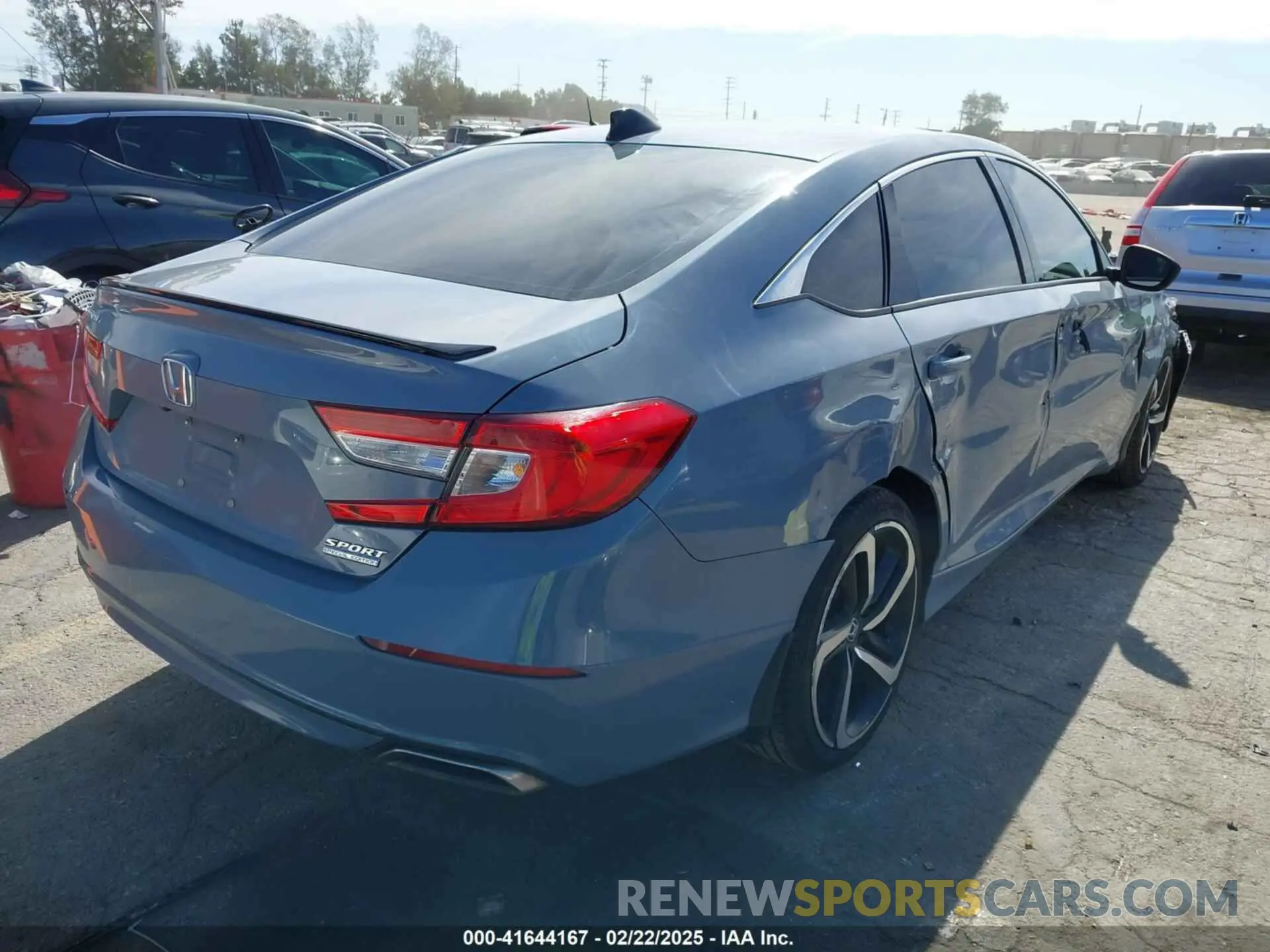 4 fotografías del automóvil dañado 1HGCV1F49MA040397 HONDA ACCORD 2021