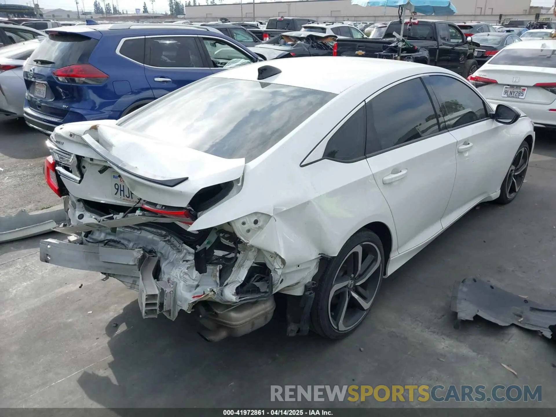 4 fotografías del automóvil dañado 1HGCV1F49MA055546 HONDA ACCORD 2021