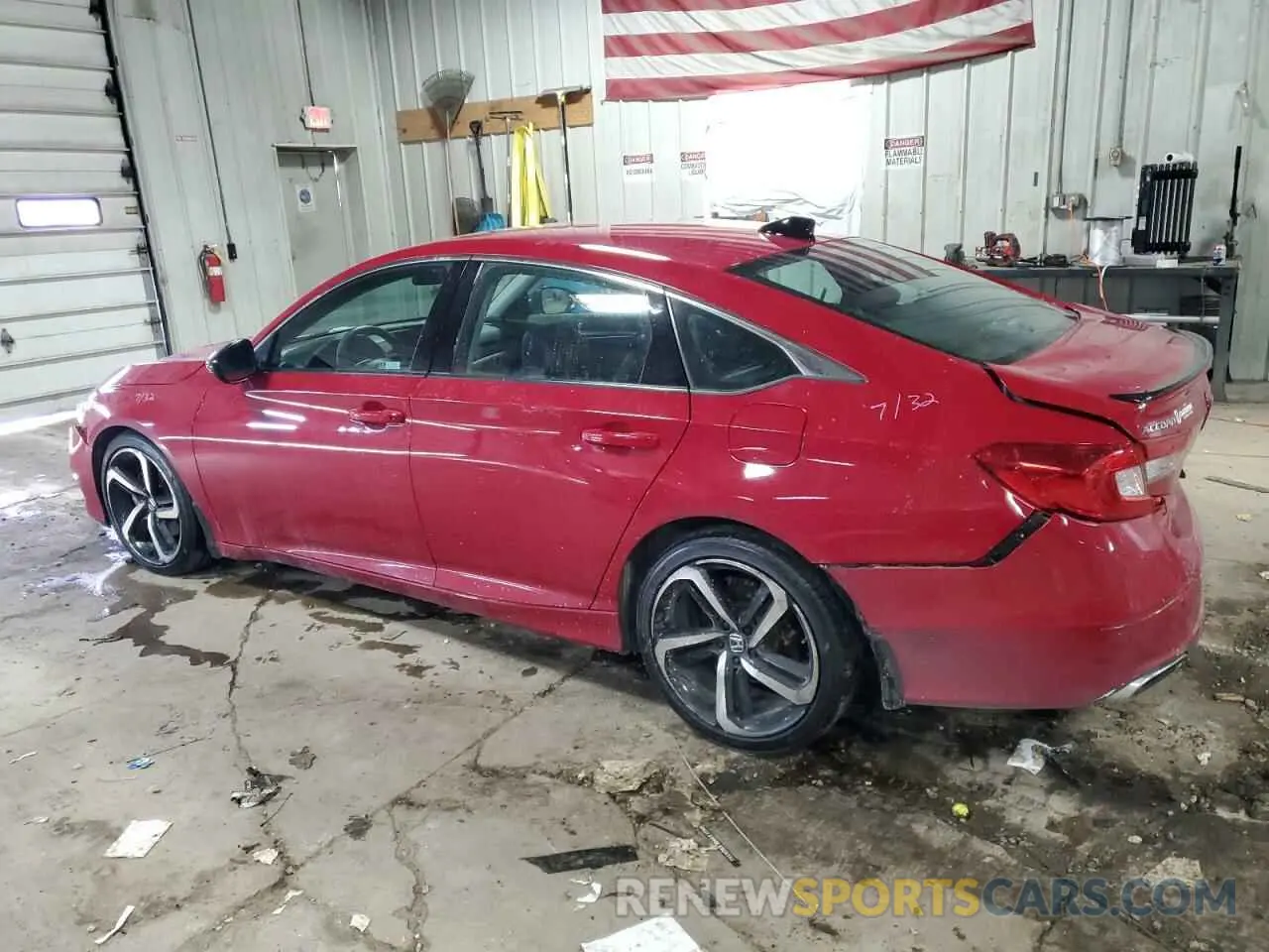 2 fotografías del automóvil dañado 1HGCV1F49MA078664 HONDA ACCORD 2021