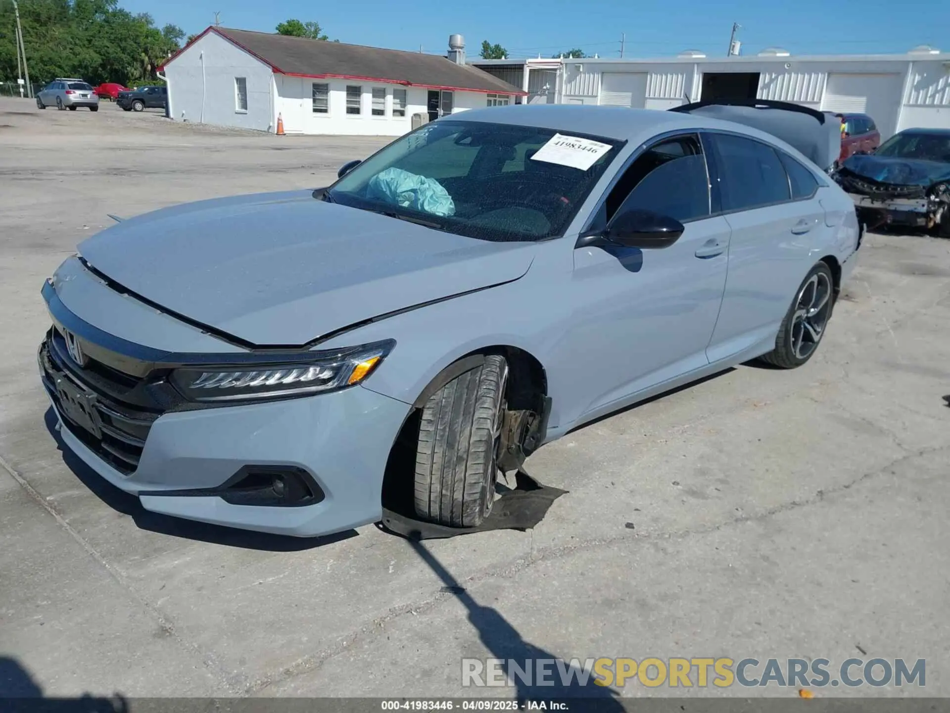2 fotografías del automóvil dañado 1HGCV1F49MA088529 HONDA ACCORD 2021